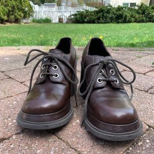 Vintage and Classic 9&Co Brown Leather Shoes Nine & Co